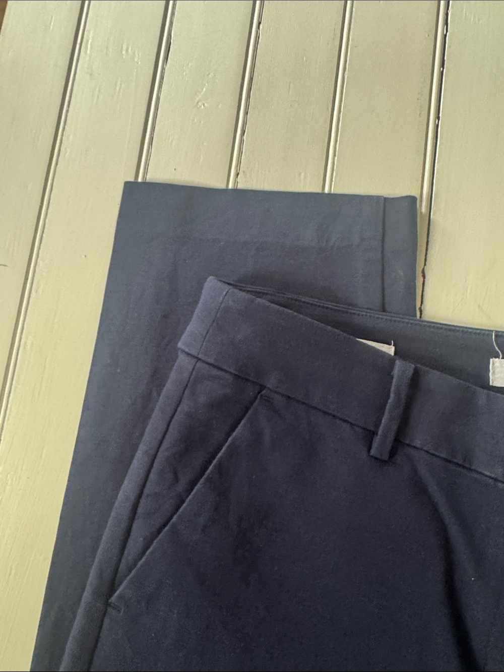 Loft The Riviera Slim Pants Navy Blue Size 8 - Picture 5 of 8